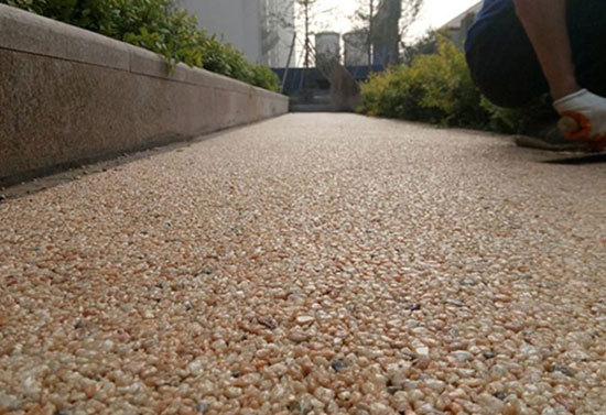 北京粘胶石地面